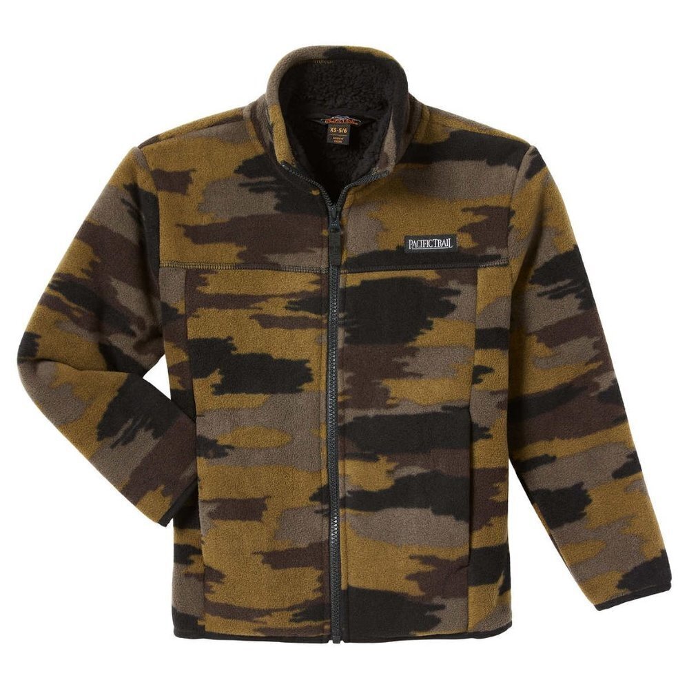 Pacific Trail Camo Fleece Full Zip Jacket size S 7/8 NWT